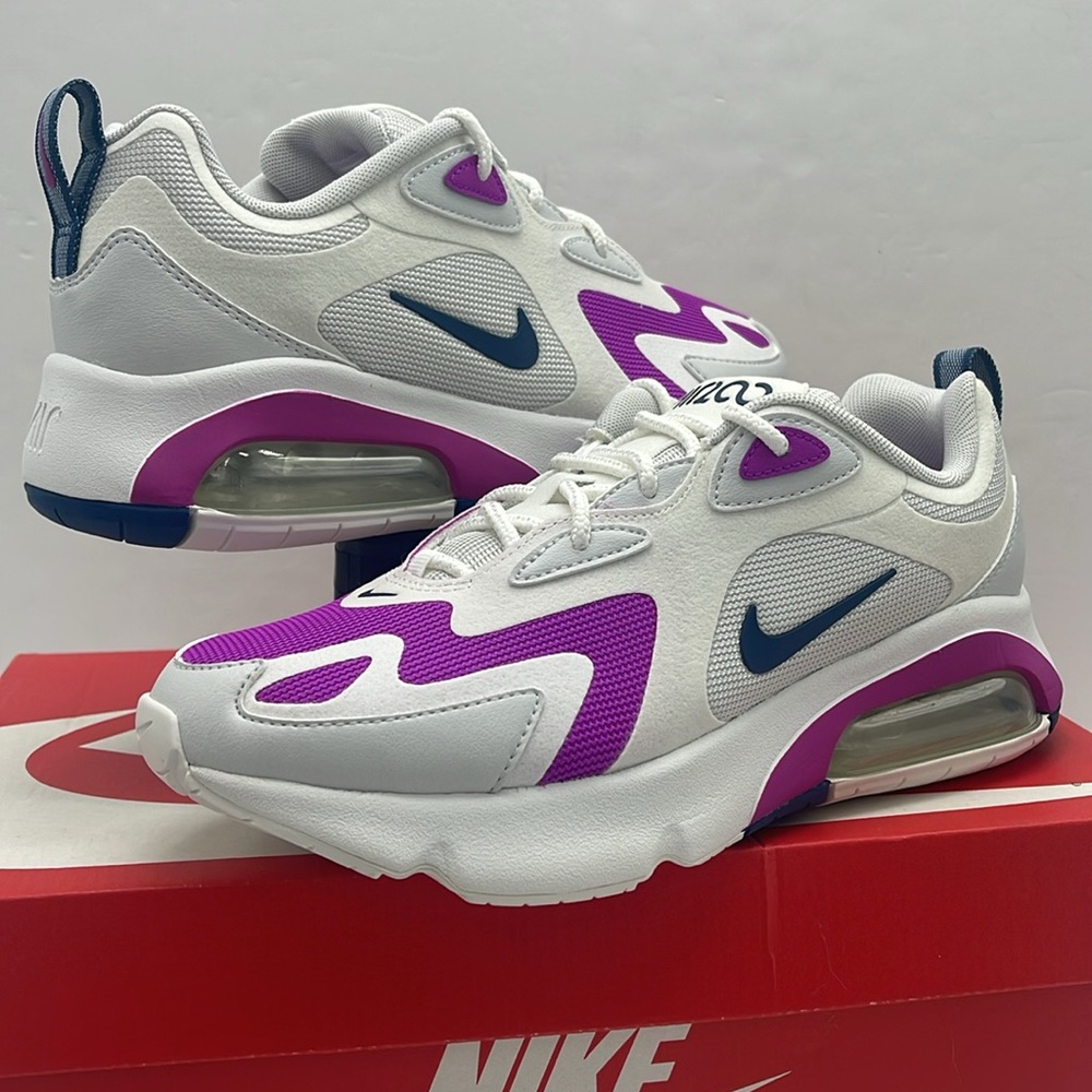 Nike WMNS White and Pink Sneakers AIR MAX 200
PHOTON DUST/VALERIAN BLUE - Picture 8 of 16